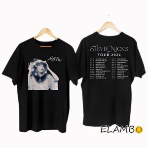 2024 Stevie Nicks Tour Live In Concert T Shirt Gifts For Fans 2 Side 2 Side