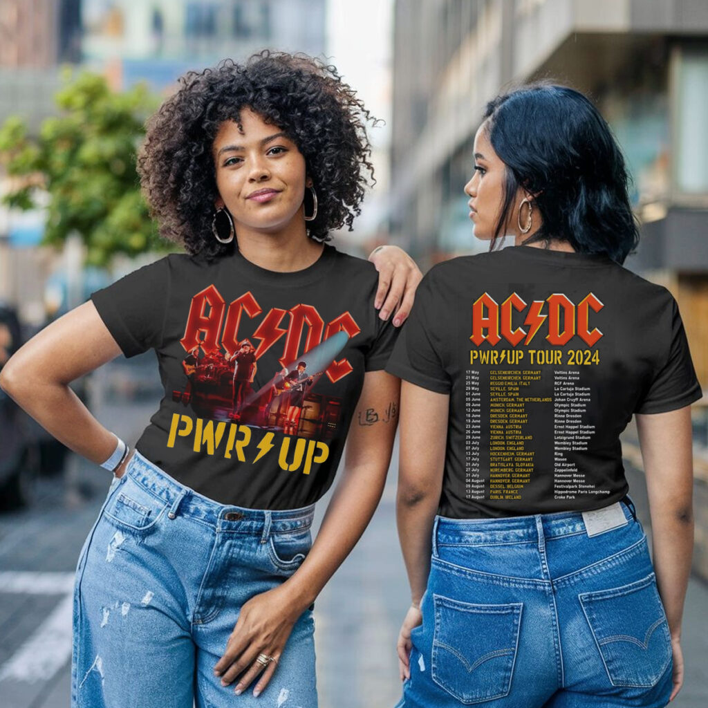 ACDC Pwr up World Tour 2024 T-Shirt