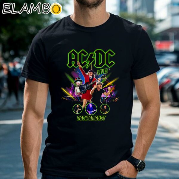 ACDC Live Rock Or Bust Shirt Black Shirts Shirt