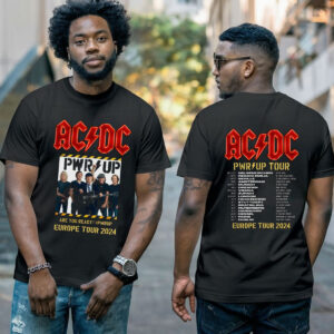 ACDC Pwr Up World Tour 2024 Shirt Gift For Fans 0 1