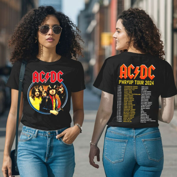 ACDC Pwr Up World Tour 2024 Shirt Gift For Fans 1
