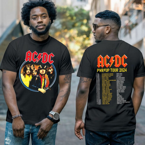 ACDC Pwr Up World Tour 2024 Shirt Gift For Fans 2