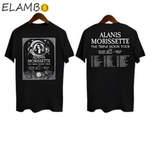 Alanis Morissette The Triple Moon Tour 2024 T Shirt Background FULL