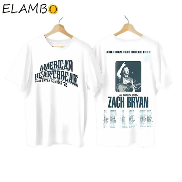 American Heartbreak Tour Zach Bryan T shirt Background FULL