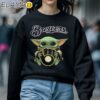 Baby Yoda Hug Milwaukee Brewers Shirt Sweatshirt 5