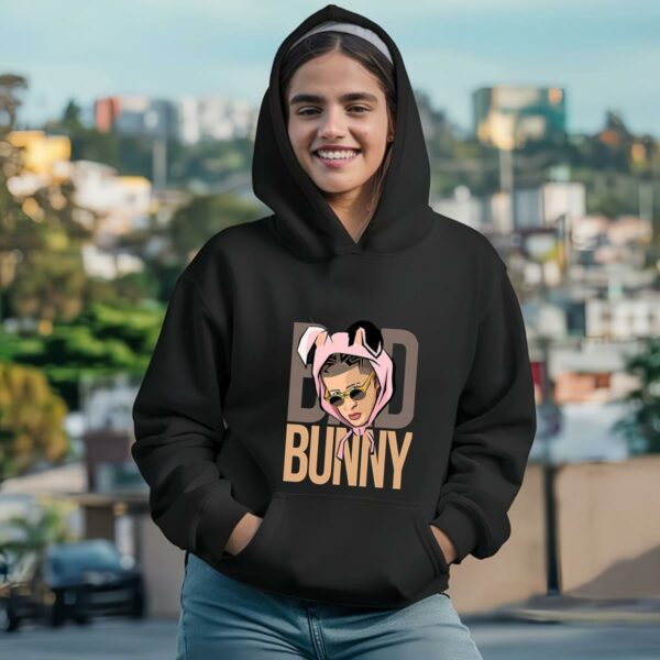 Bad Bunny Face Printed T Shirt 3 2