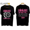 Blink 182 One More Time Tour 2024 World Tour T shirt Black Shirt Black Shirt