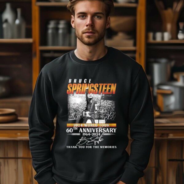 Bruce Springsteen 2024 World Tour 60th Anniversary 1964 2024 T Shirt 3 3