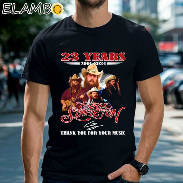 Chris Stapleton 2024 Tour Shirt All American Road Show Tee Shirt Black Shirts 2