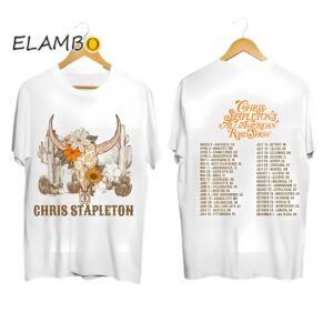 Chris Stapleton All American Road Show 2024 Country Music Tour Shirt Printed Printed