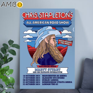 Chris Stapleton All American Road Show 2024 Poster
