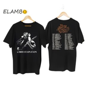 Chris Stapleton Tour 2024 Country Music Tee Shirt Printed Printed