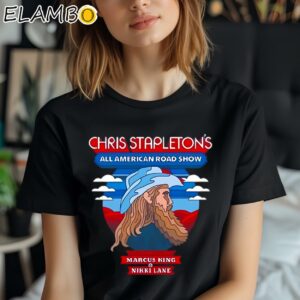 Chris Stapletons 2024 All American Road Show Tour Shirt Black Shirt Shirt