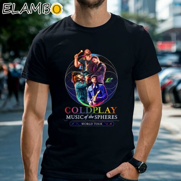 Coldplay Band World Tour Concert 2024 Shirt Black Shirts 2