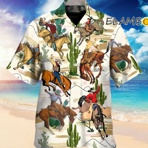 Cowboy Western Desert And Cactus Tropical Hawaiian Shirt Hawaiian Hawaiian