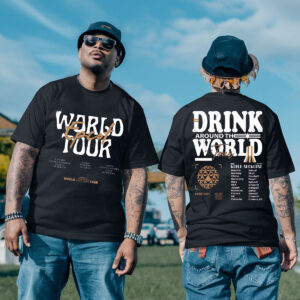 Disney Epcot World Tour Drink Around The World T Shirt 2