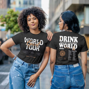 Disney Epcot World Tour Drink Around The World T Shirt 3