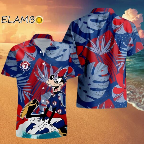 Disney Goofy Texas Rangers Hawaiian Shirt Hawaaian Shirt Hawaaian Shirt