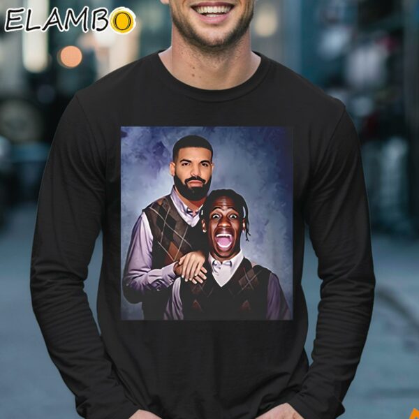 Drake Travis Scott Drake For All The Dogs Tee Step Bros T shirt Longsleeve 17