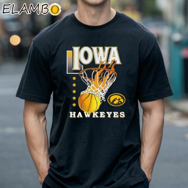 Fire Stars Iowa Hawkeyes Basketball Logo 2024 Shirt Black Shirts 18