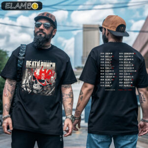 Five Finger Death Punch US World Tour 2024 T shirt 1