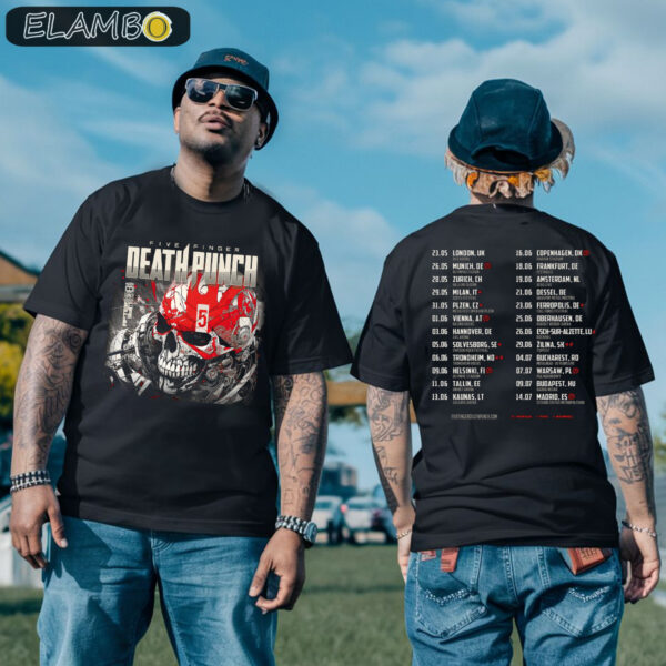 Five Finger Death Punch US World Tour 2024 T shirt 3