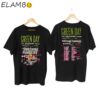 Green Day The Saviors 2024 Tour T Shirt Black Background FULL