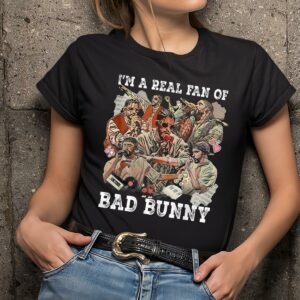 Im a Real Fans Of Bad Bunny Graphic T Shirt 1 6