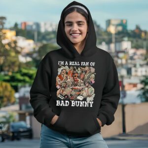 Im a Real Fans Of Bad Bunny Graphic T Shirt 4 13