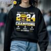 Iowa Womens Basketball Back To Back Champions Go Hawks T Shirt Sweatshirt 5