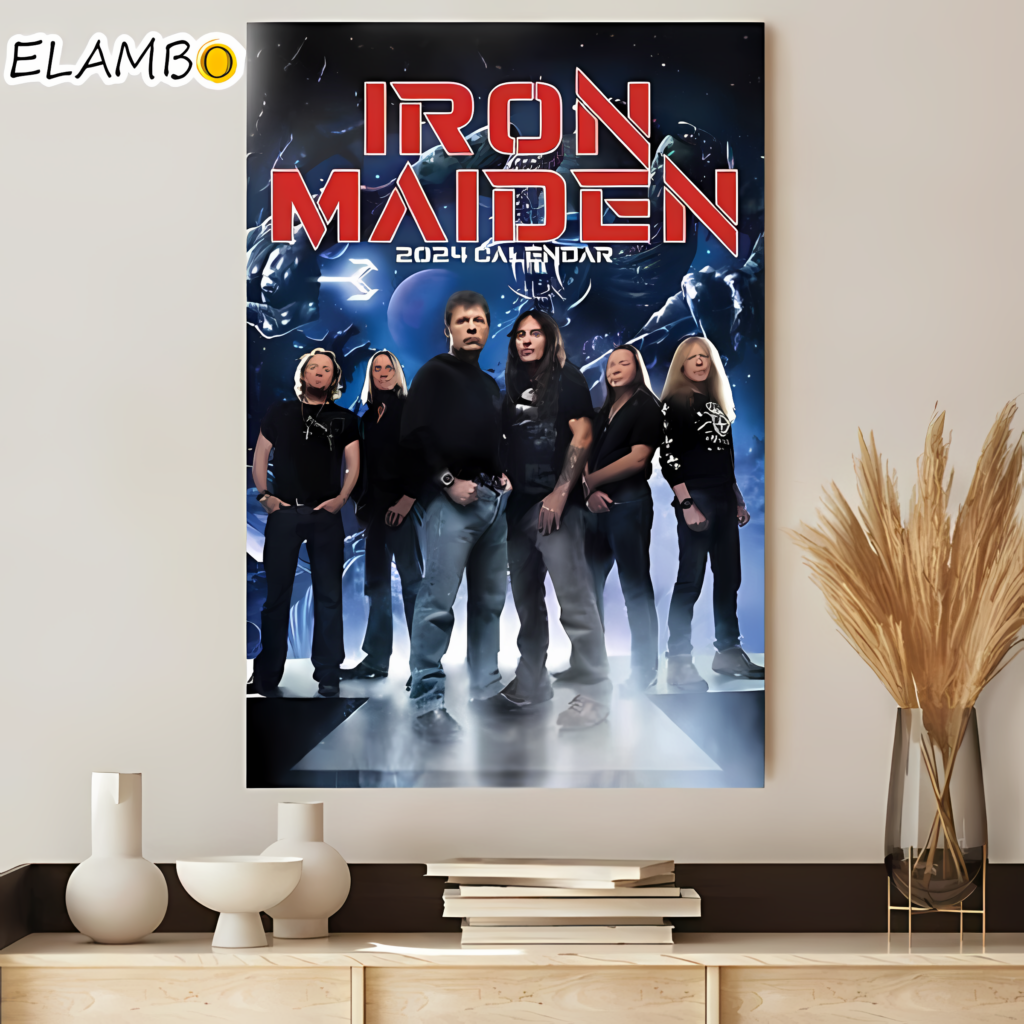 Iron Maiden Future Past World Tour 2024 Australia And New Zealand Poster Canvas