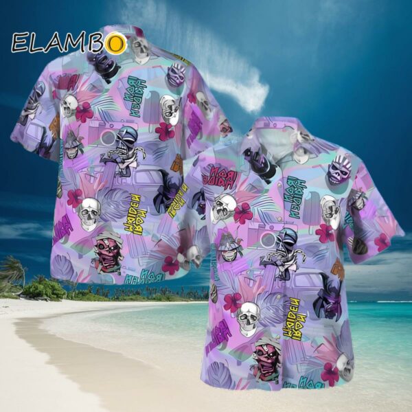 Iron Maiden Skull Hawaiian Shirt Summer Beach Hawaiian Hawaiian