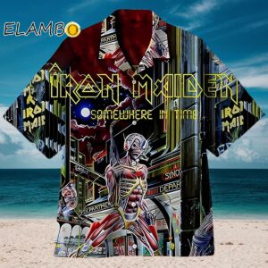Iron Maiden Somewhere In Time Summer Aloha Hawaiian Shirt Aloha Shirt Aloha Shirt