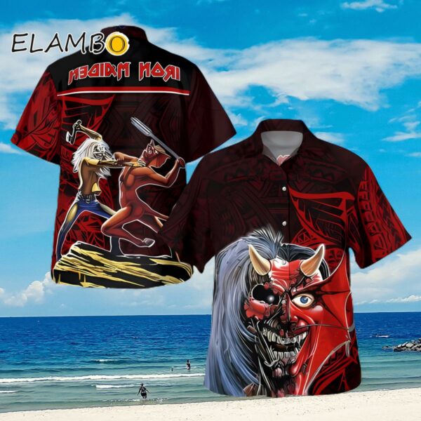 Iron Maiden The Number Of The Beastar Trek Tribal Hawaiian Shirt Aloha Shirt Aloha Shirt