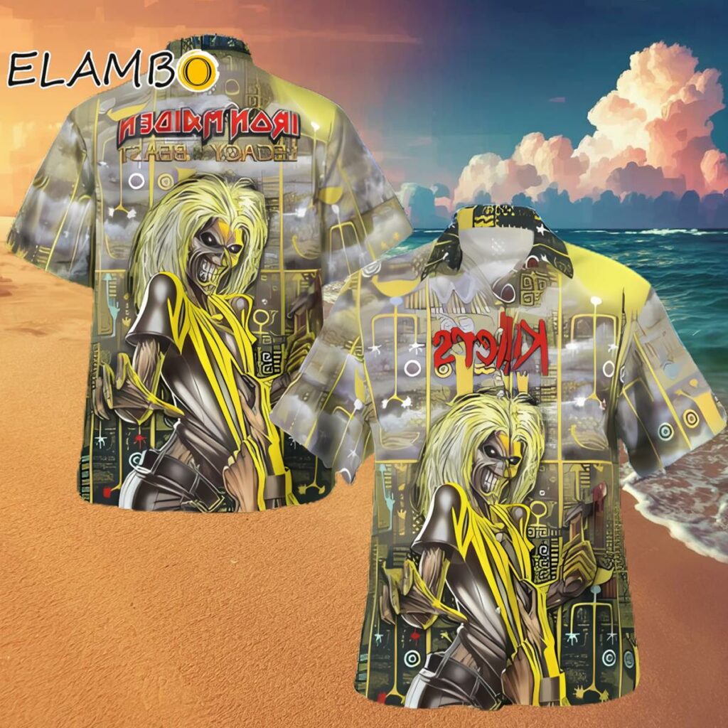 Iron Maiden Tour Tribal Tropical Hawaii Shirt