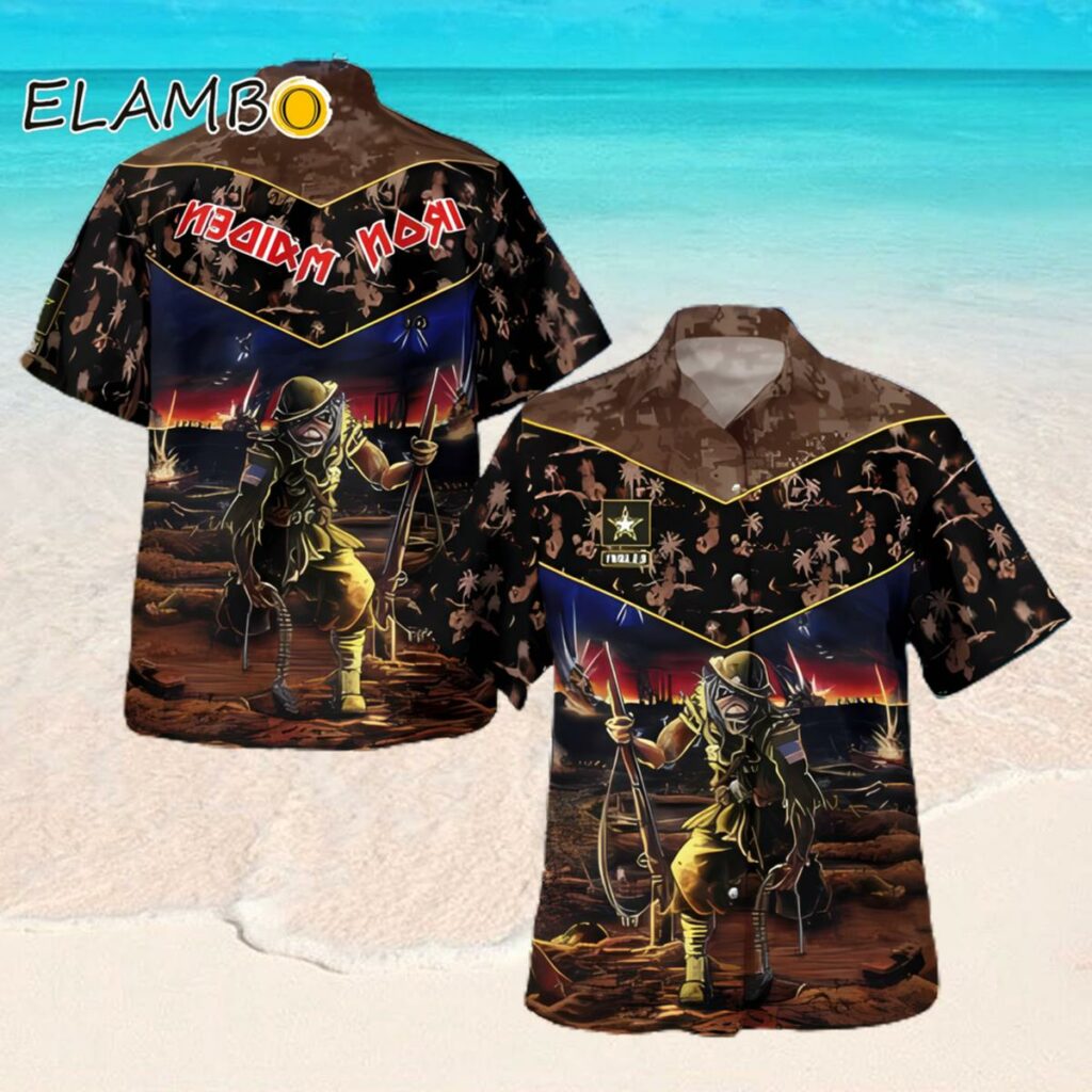 Iron Maiden Veteran Tropical Hawaii Shirt For Fans