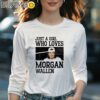 Just A Girl Who Loves Morgan Wallen Tour T Shirt Longsleeve Women Long Sleevee