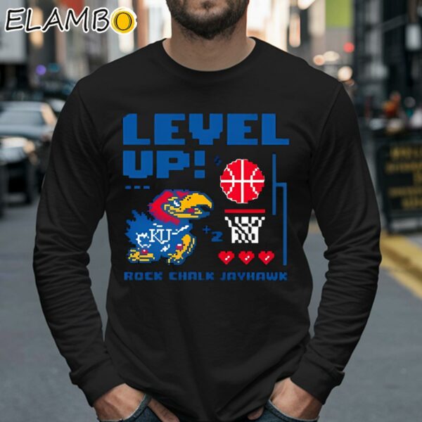 Kansas Jayhawks Level Up Basketball T Shirt Longsleeve 40
