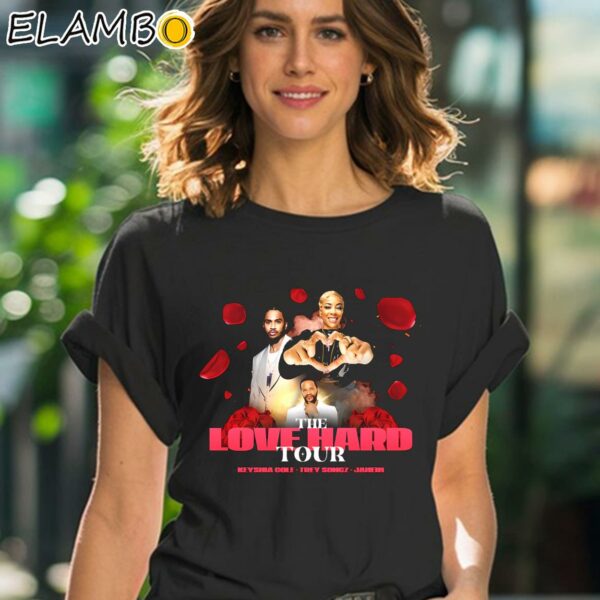 Keyshia Cole Trey Songz K Michelle Jaheim The Love Hard 2024 Tour T Shirt Black Shirt 41