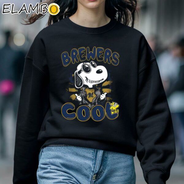 MLB Milwaukee Brewers Cool Snoopy Shirt Sweatshirt 5
