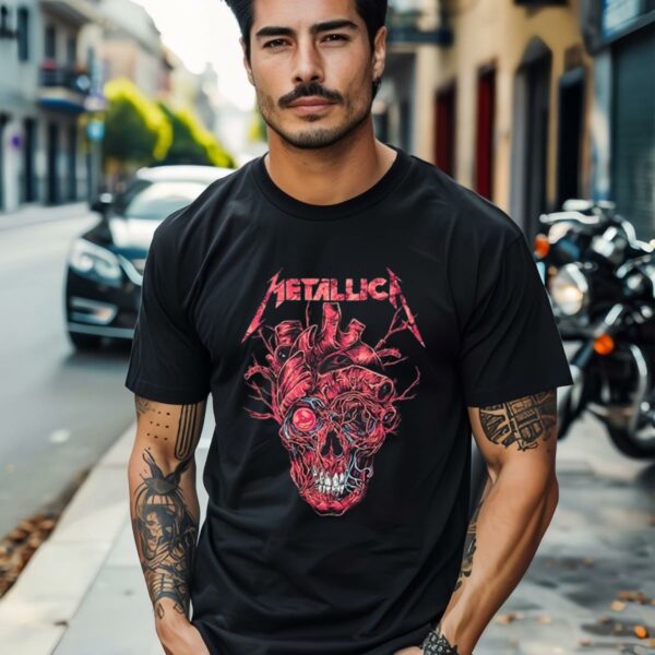 Mens Metallica Death Skull T Shirt 1 3