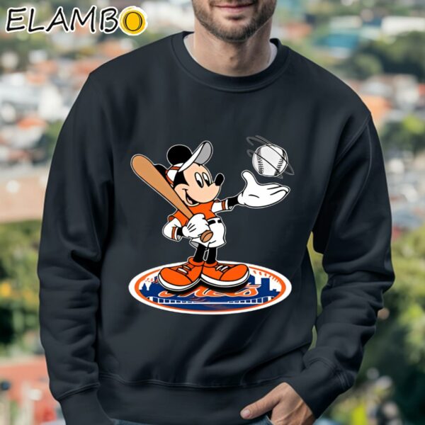Mickey Disney MLB New York Mets Cheerful Shirt Sweatshirt 3