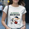 Milwaukee Brewers Snoopy And Charlie Brown Woodstock Walking Shirt 1 Shirt 28