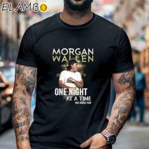 Morgan Wallen One Night At A Time 2023 Tour T shirt Black Shirt 6
