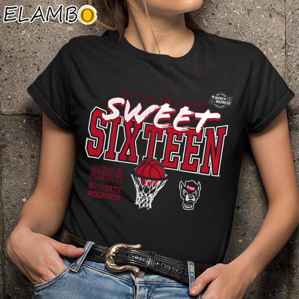 NC State Wolfpack 2024 NCAA Tournament March Madness Sweet 16 Fast Break T-Shirt