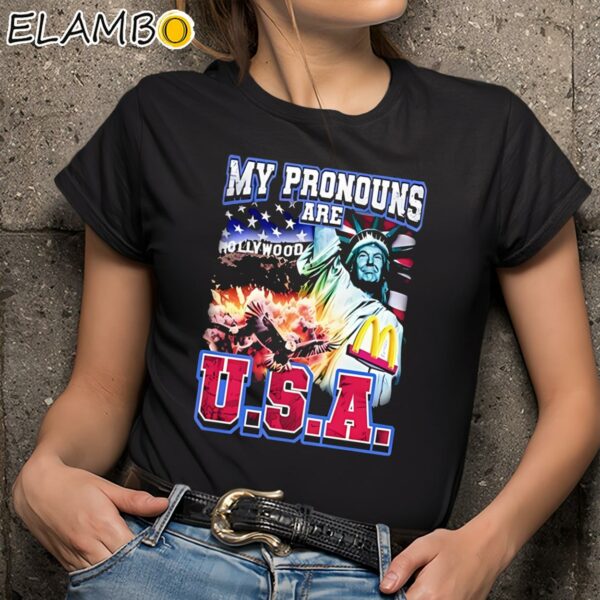 Original Trump My Pronouns Are USA T-Shirt