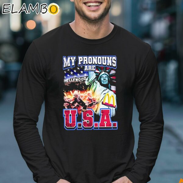 Original Trump My Pronouns Are USA T Shirt Longsleeve 17