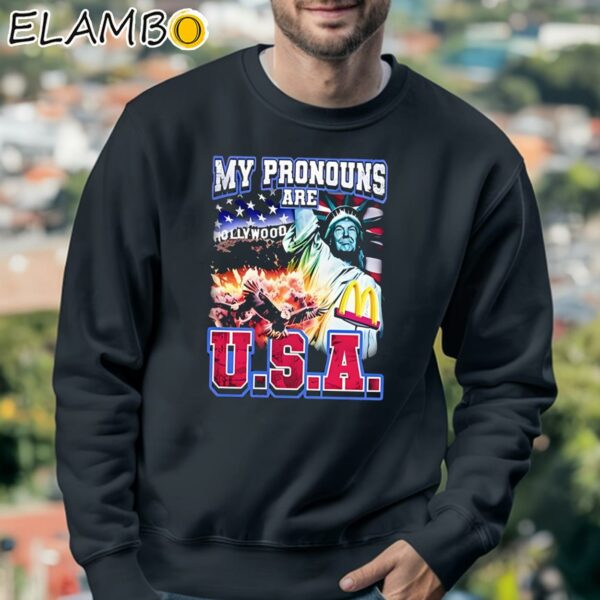 Original Trump My Pronouns Are USA T Shirt Sweatshirt 3