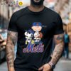 Peanuts Charlie Brown Snoopy Characters New York Mets Baseball Shirt Black Shirt 6