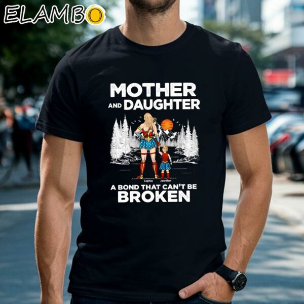 Personalized Mother And Daughter A Bond That Cant Be Broken Shirt Black Shirts Shirt